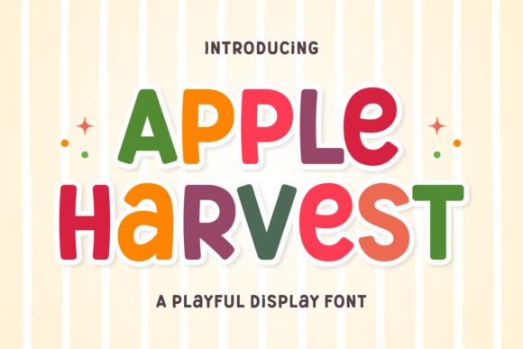 Apple Harvest: A Vibrant and Playful Font for Creative Expression