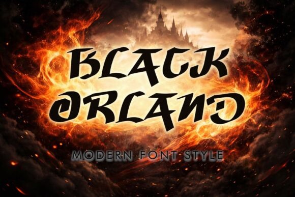 Black Orland: Bold Typography for Epic Fantasy