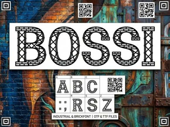 Bossi: Evaluating a Structural Display Typeface for Industrial and Urban Branding
