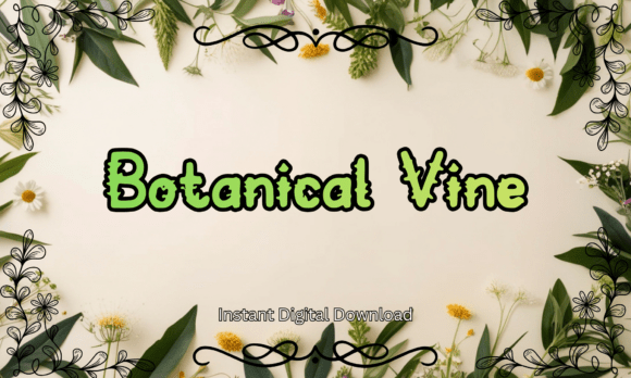 Bring Nature to Your Designs with Botanical Vine