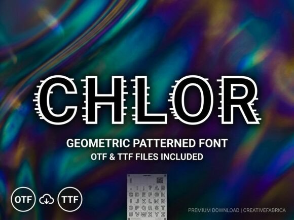 Chlor: Elevating Technical Branding with Modular Display Typography