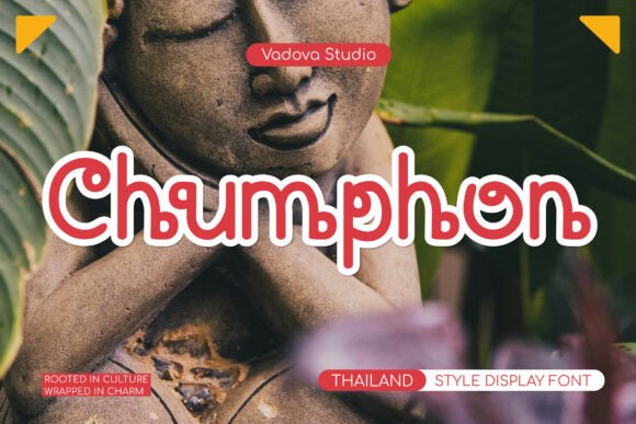 Chumphon Typeface: Playful Thai-Inspired Display Design