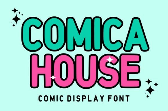 Comica House: Bold Display Font for Playful Designs