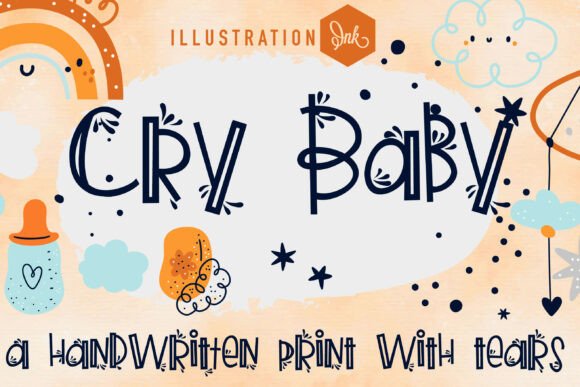 Cry Baby: Embracing Beauty in Typographic Breakdown