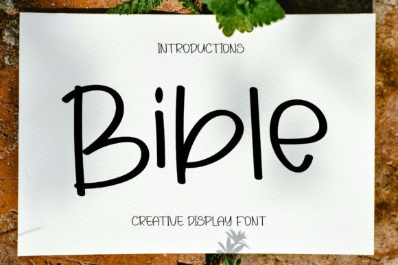 Discover the Elegance of Bible: A Modern Handwriting Font