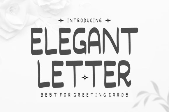Elegant Letter: Bold Serif Font for Magical Designs