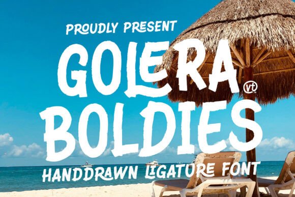 Golera Boldies: Authentic Hand-Drawn Typography