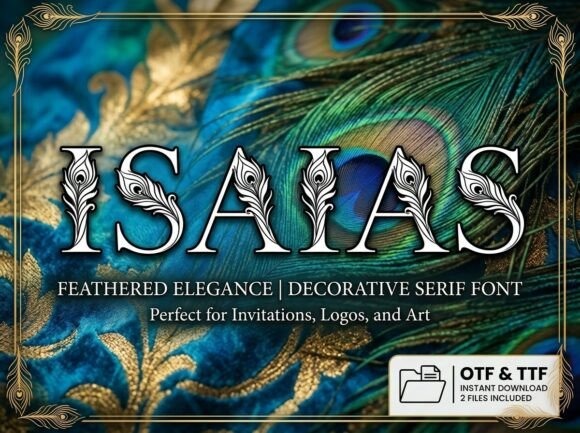 Isaias: Elevating Brand Identity with Bold Decorative Typography