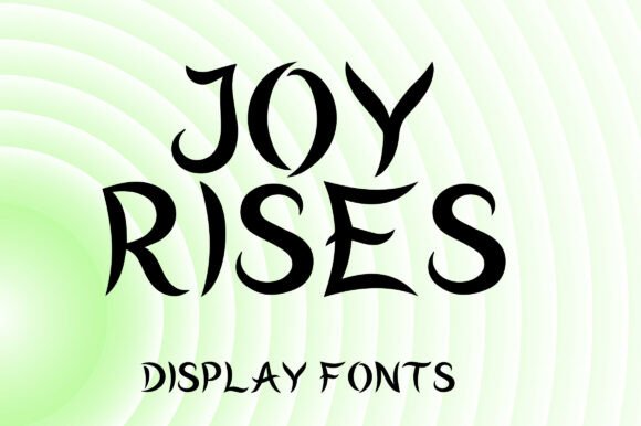 Joy Rises: Elevating Design with Artisanal Typography