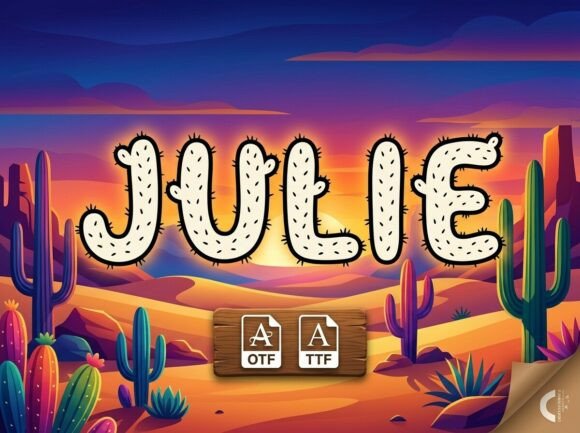 Julie: A Practical Guide to Using This All-Caps Decorative Display Font