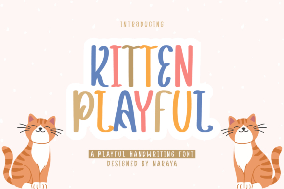 Kitten Playful: Aesthetic Handwriting for Modern Design