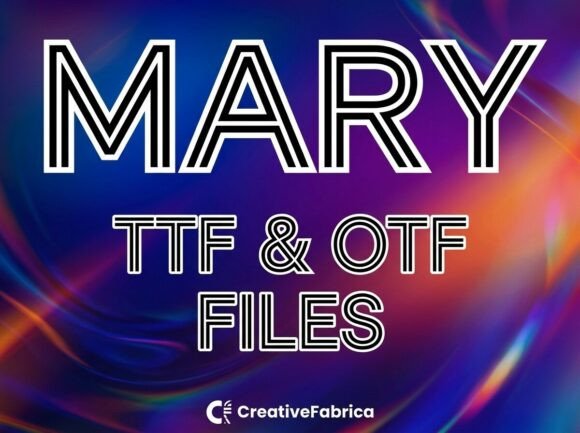 Mary: Integrating a Decorative Display Font into Professional Design Workflows