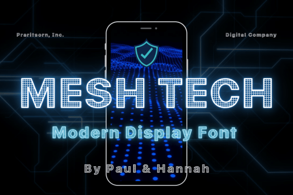 Mesh Tech Font: Understanding the Blueprint Aesthetic in Modern Digital Design