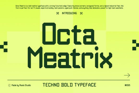 Octa Meatrix: Engineering Visual Impact Through Geometric Typography