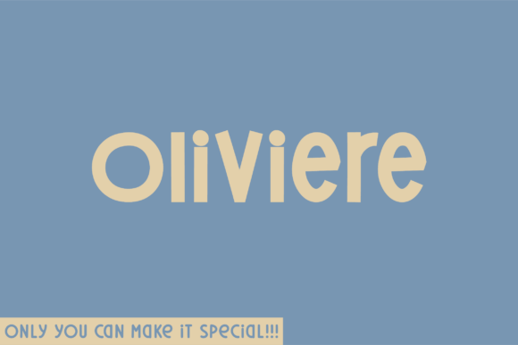 Oliviere: A Unique Handwritten Font for Creative Expression