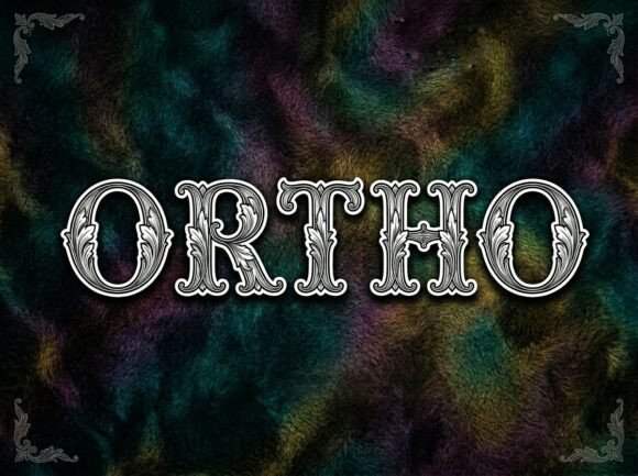 Ortho: Bold Decorative Display Font