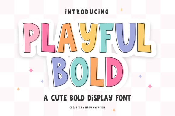 Playful Bold: A Friendly Display Font for Impact