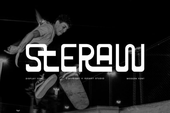 Steraw: Harnessing Liquid-Industrial Typography for Modern Visual Identity