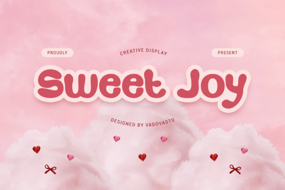 Sweet Joy Font: Playful Bubble Typography for Brands