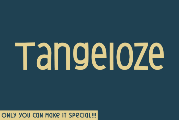 Tangeloze: Understanding the Unique Indentation of This Natural Handwritten Font