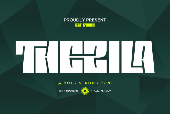 Thezila: Strategic Application of Bold Display Typography for Modern Branding