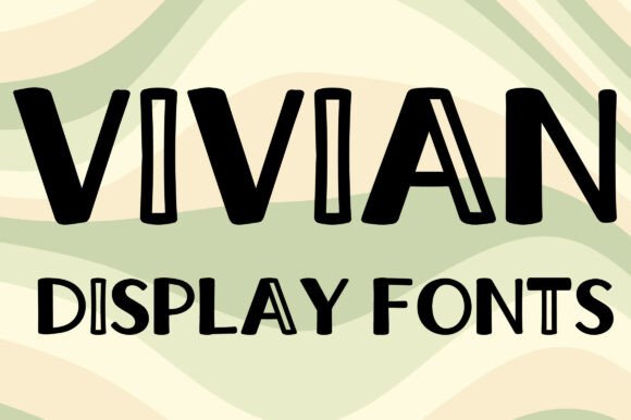 Vivian: Elevating Brand Identity with Modern Handcrafted Geometry