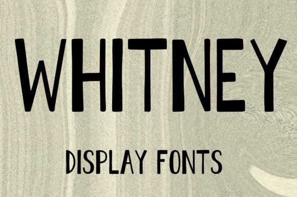 Whitney Font: Modern Minimalist Display Typography